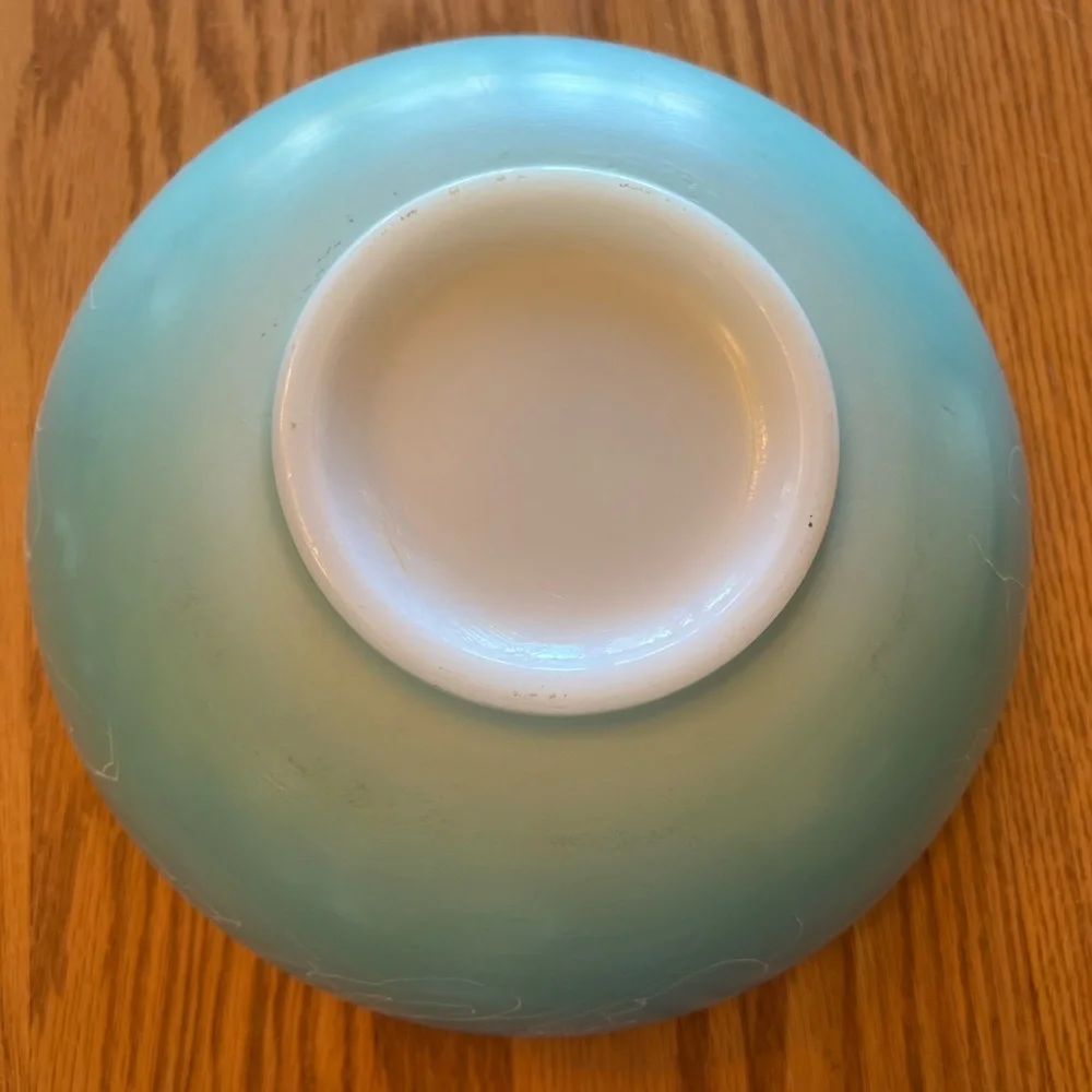 Vintage Hazel Atlas Splatter Mixing Bowl/Serving Bowl